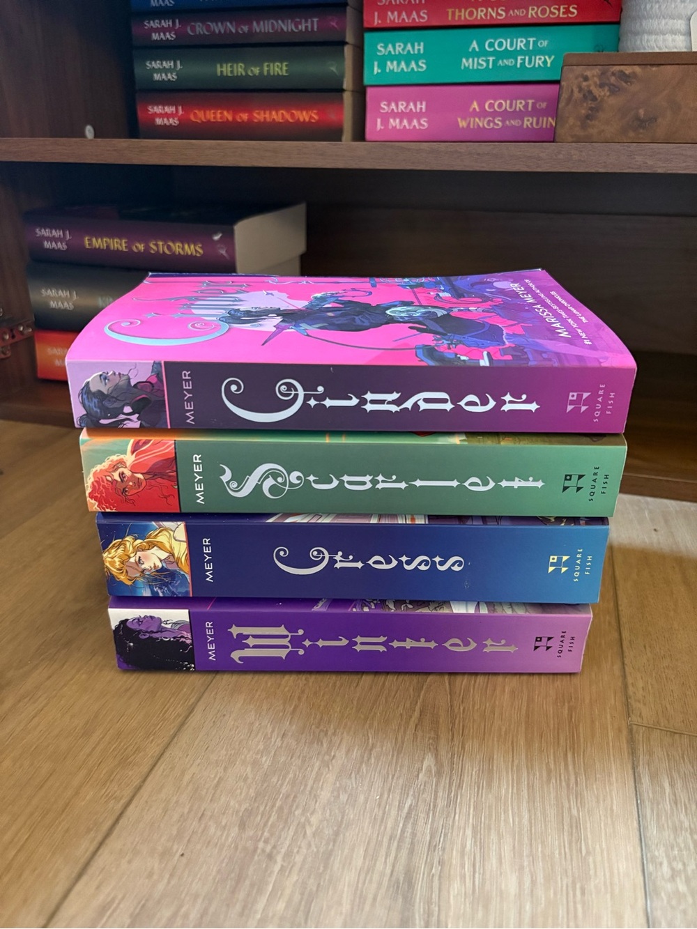 Cinder Series Paperback Box Set - Colorful Illustrated Spines